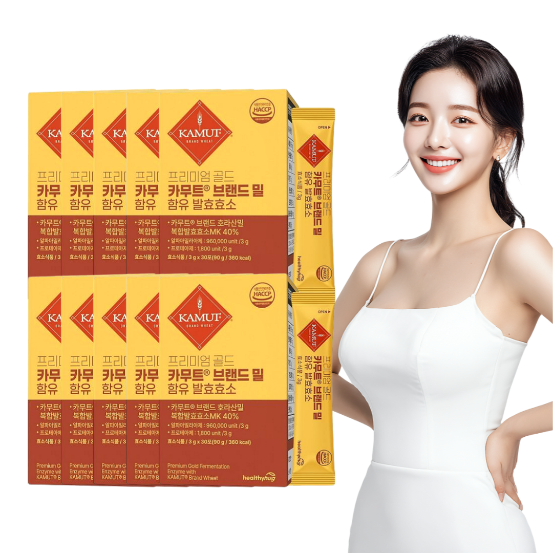 카무트효소 호라산밀 복합발효 곡물효소 30포, 10개 - 상품 이미지