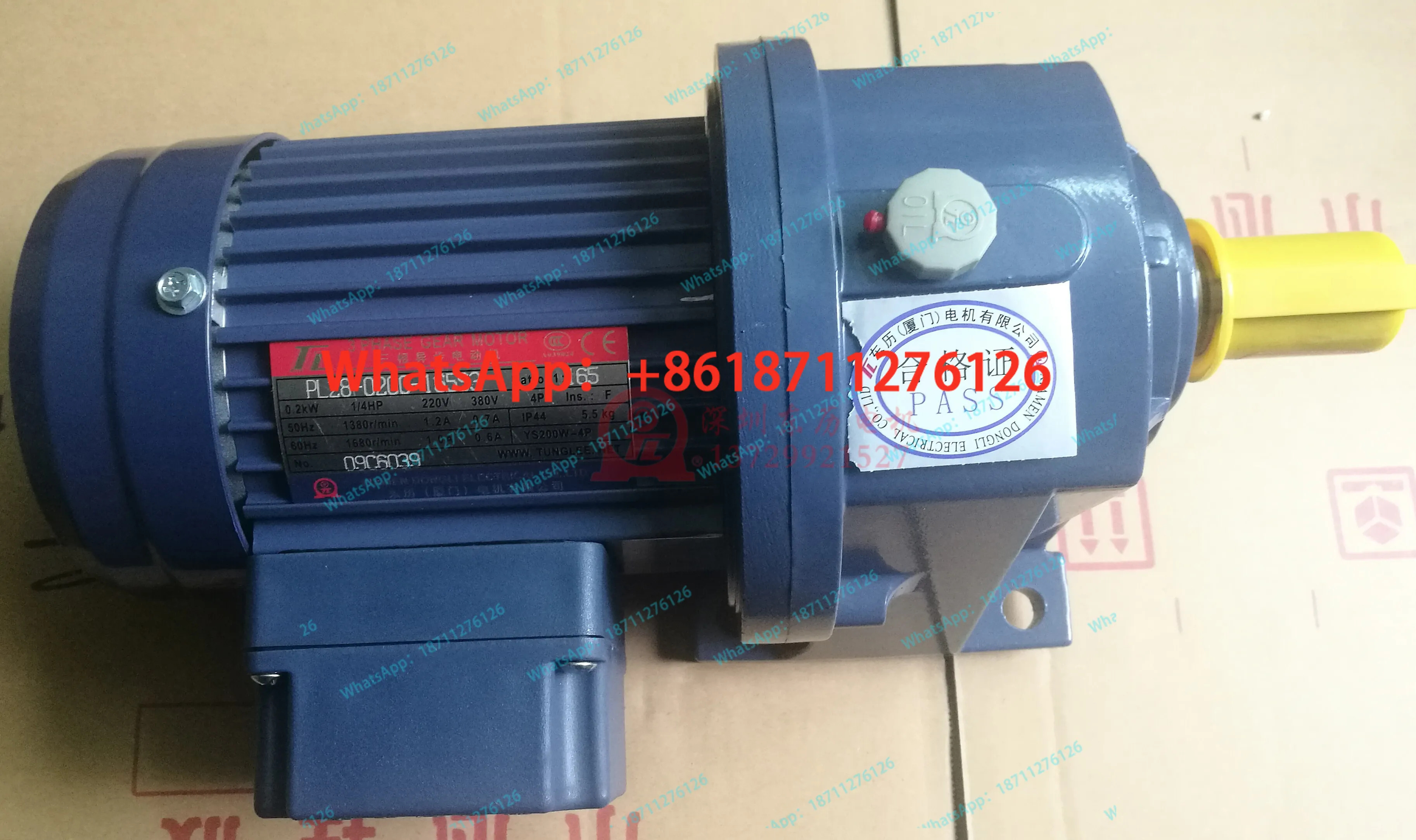 TL 3상 비동기 모터 PL28-0200-165S3 YS200W-4P 0.2KW
