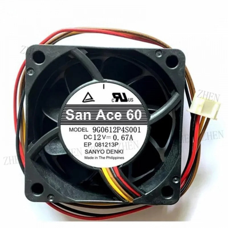 Y for 9G0612P4S001 DC12V 0.67A 6CM 4핀 PWM 고속 DC 냉각팬