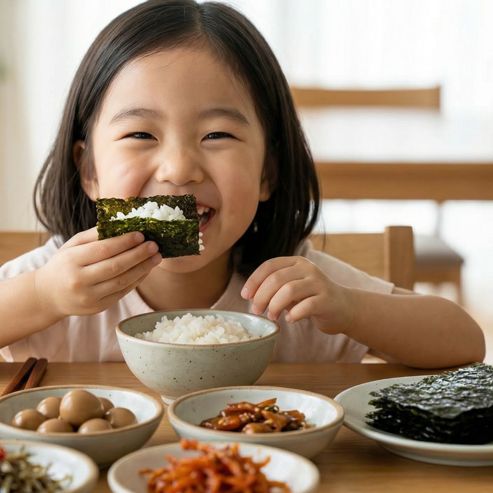 햇 파래김 100장 무조미 생 마른 곱창 전장 - 상품 이미지