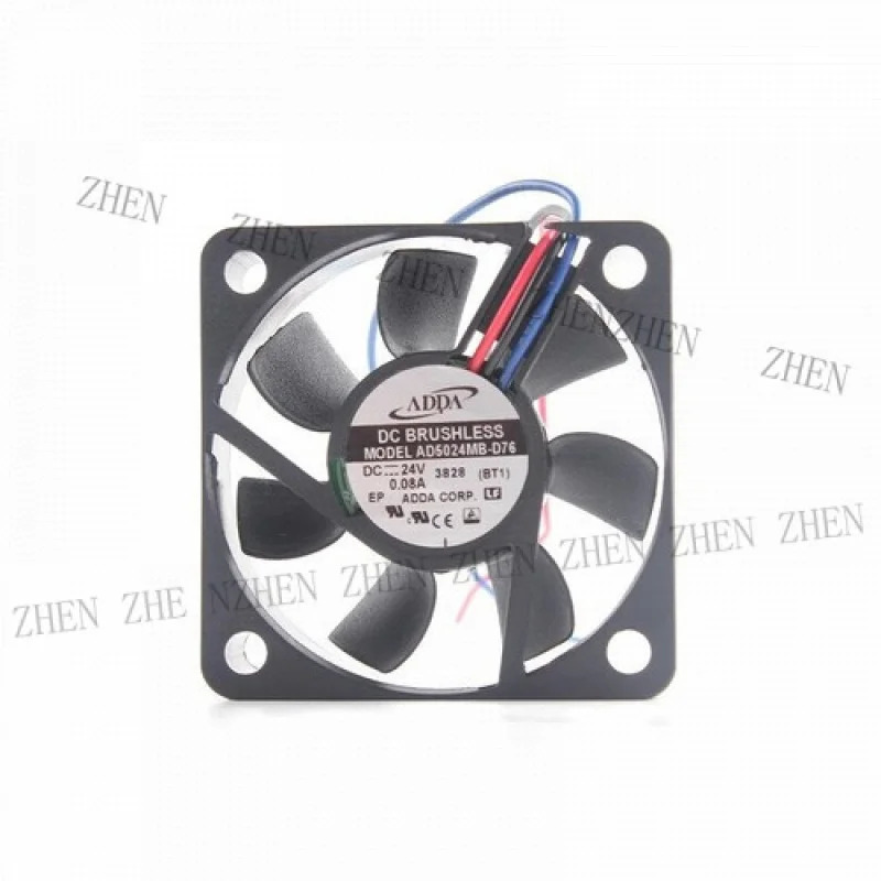 Y FOR AD5024MB-D76 5015 DC24V 0.08A 1.92W 5CM 3핀 DC 냉각팬