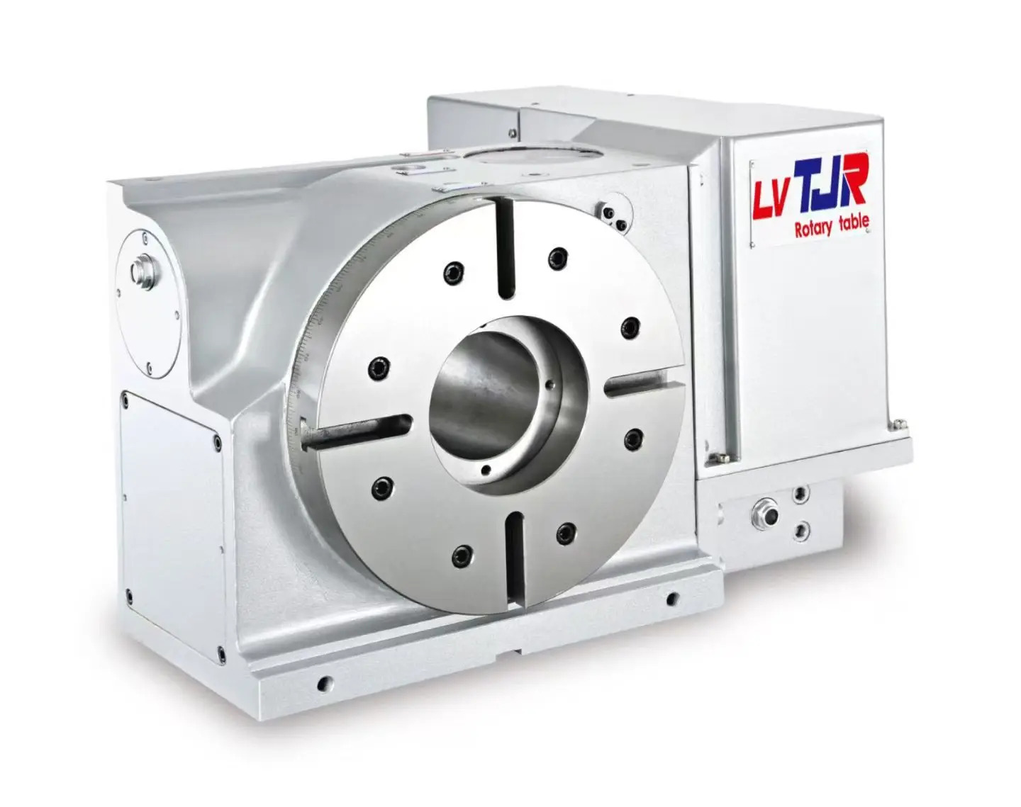 셀러 TJR AR-210LH 4축 스틸 로터리 테이블 서보모터 테일스톡 인덱스 CNC 수직 가공 센터용