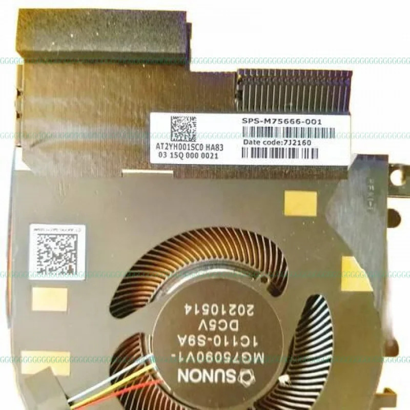 hp호환 Zbook Fury 17 G8 M75666-001 MG75090V1-1C110냉각팬 DD 방열판