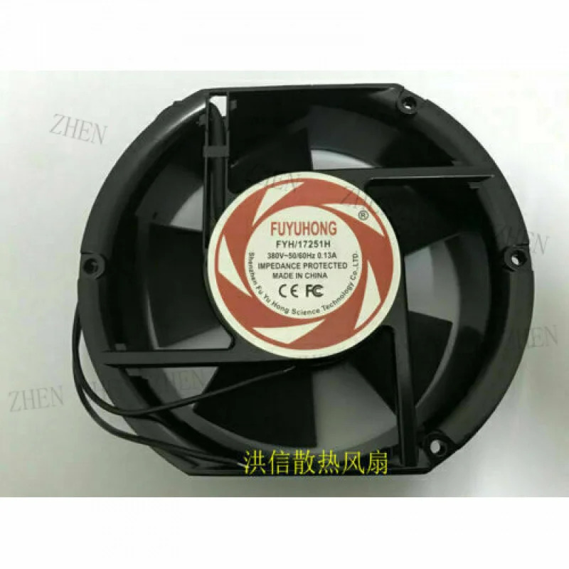 Y FUYUHONG FYH-17251H 냉각팬 AC380V 0.13A 172x150x51MM 2선