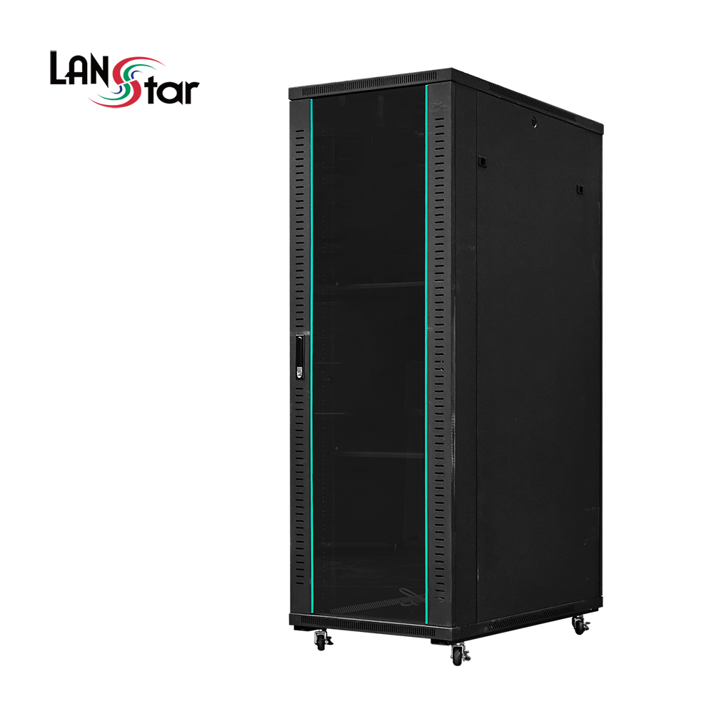 랜스타 LS-1800HS 서버랙 검정 36U 1800x1000x600 통신랙 국제규격 - 상품 이미지
