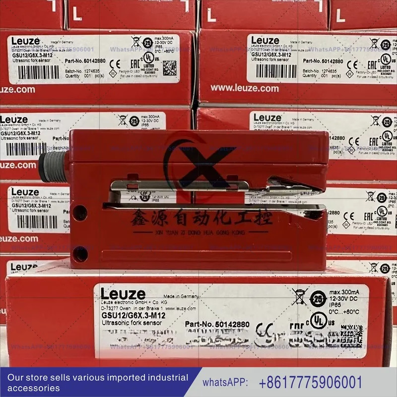 Leuze 투명 라벨 센서 GSU12/G6X.3-M12 납품 50142880