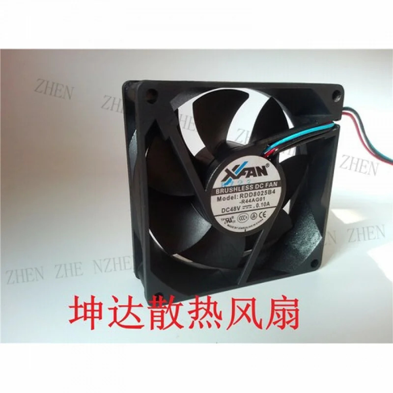 Y RDD8025B4 8025 48V 0.10A 3선 속도 냉각팬기능
