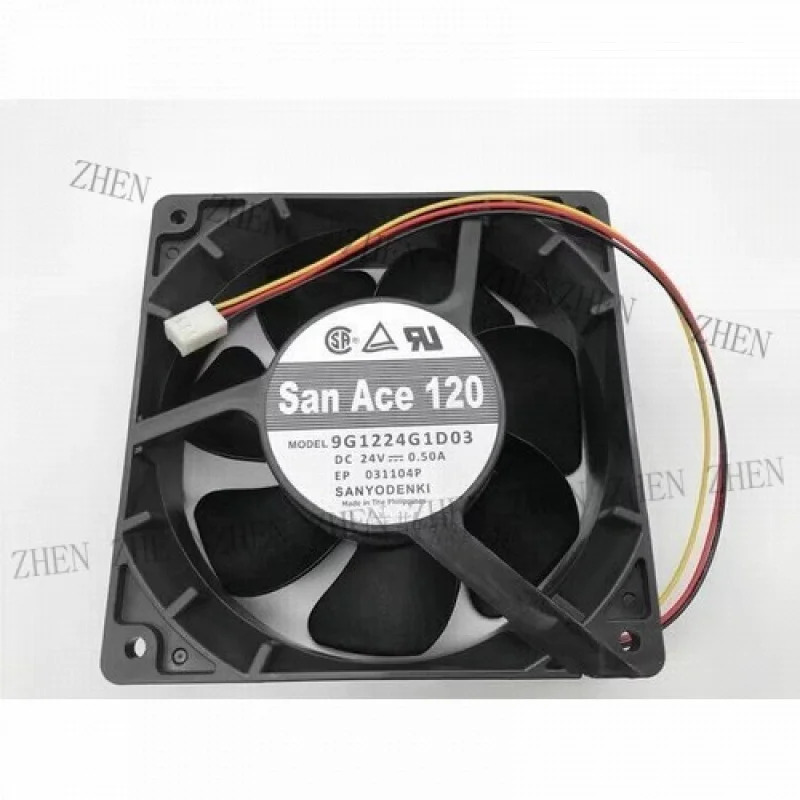 Y for 9G1224G1D03 12038 DC24V 0.50A 12CM 3핀 인버터 냉각팬