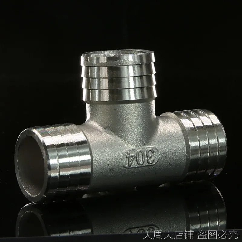 스테인레스 스틸 티 타워 조인트 T자형 파고다 수도관 호스 고무 파이프 25mm32