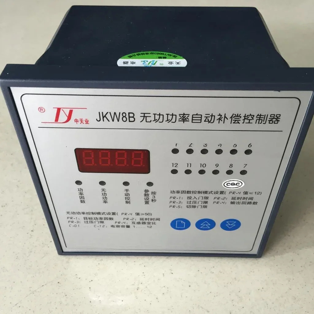 12개 회로를 갖춘 JKW8B 지능형 무효 전력 자동 보상 컨트롤러