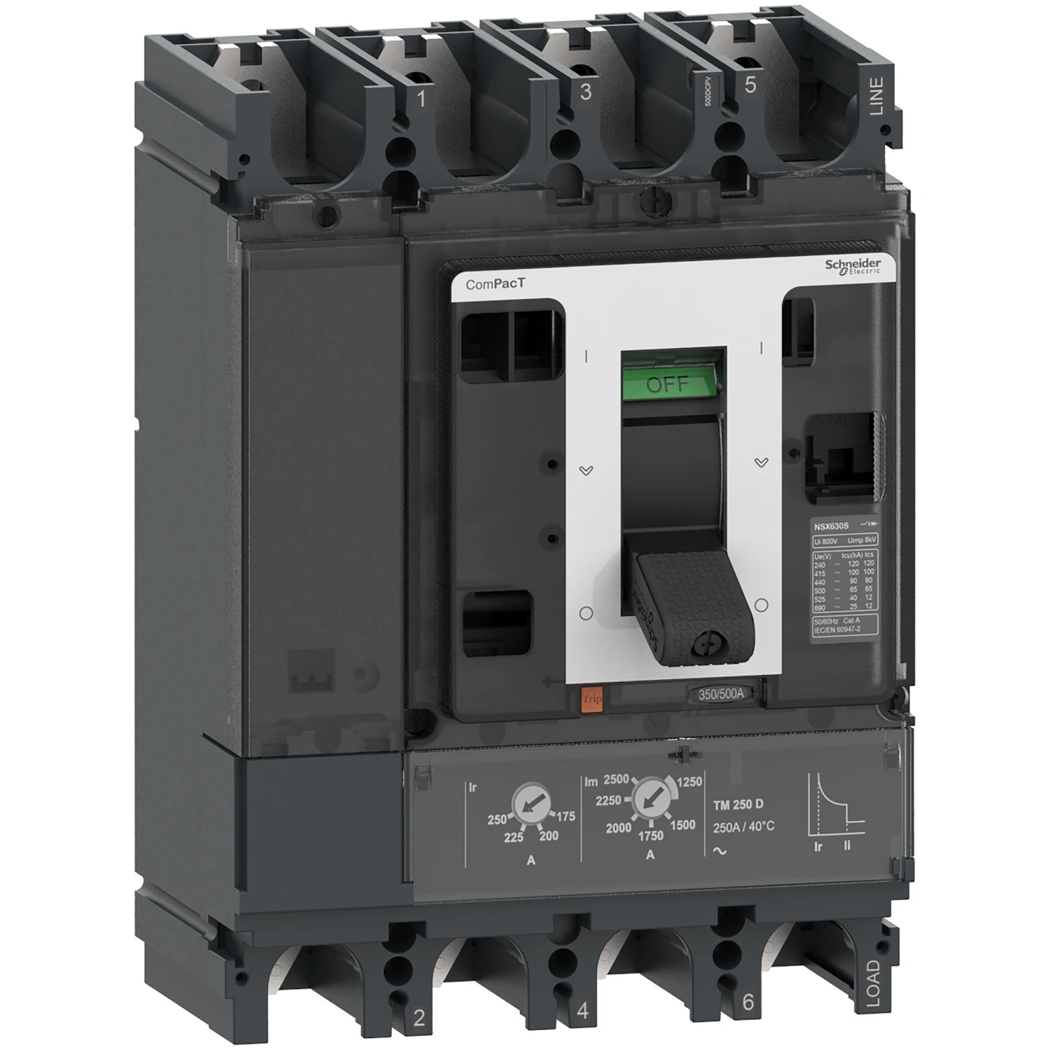 C10F4TM016 C10F4TM025 C10F4TM032 C10F4TM040 산업 자동화 PLC 제어컴팩트 NSX100F 회로차단기