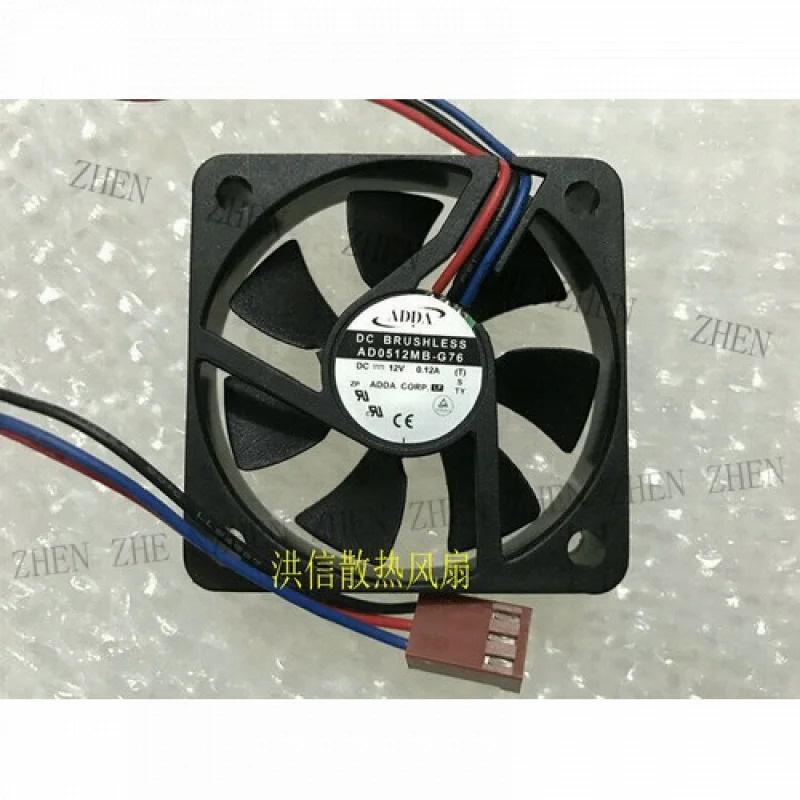Y AD0512MB-G76 DC12V 0.12A 50mm 5010 3선 냉각팬 3핀용