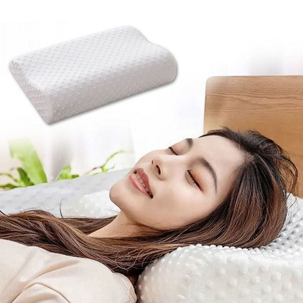 편안한 경추 베개 숙면 수면 베개 고밀도 자세 어깨 - 상품 이미지