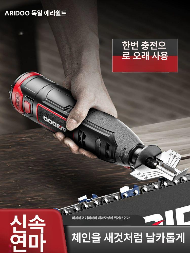 체인톱날 연마기 야스리 전동 샤프너 안전 연삭기 전기 체인톱날연마기 전문가용 수동 톱날 - 상세 이미지 2