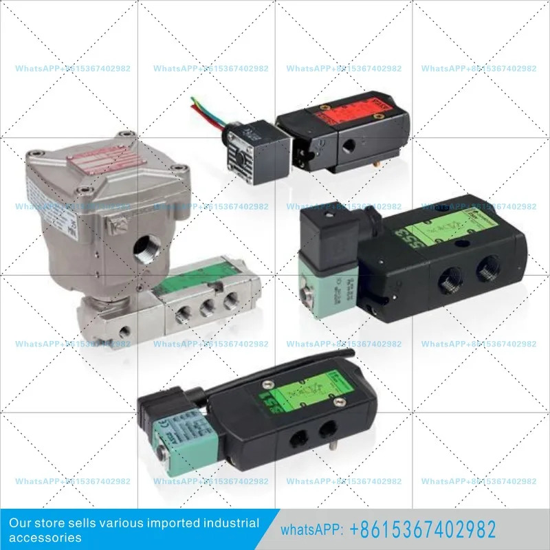 솔레노이드 밸브 SCG551A005MS SCG551A017MS-2 포지션 5웨이 551 시리즈 파이프 연결 1/4 인치