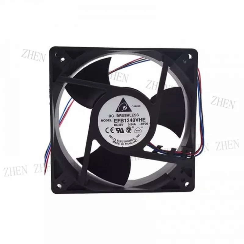 Y EFB1348VHE-BFOO DC48V 0.54A 12738 13CM 3선식 냉각팬