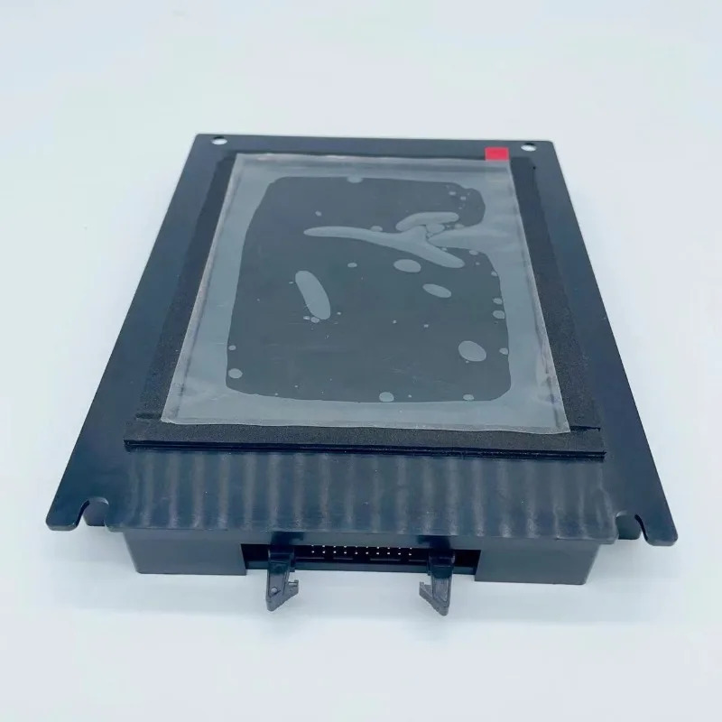 부품은 6.4인치 LCD 디스플레이 CIP-43-A/C0118766-A 흑백 흰색 배경