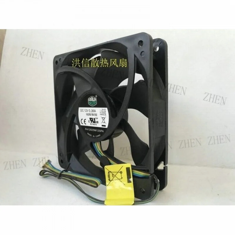 Y 1FA12025M12SPA DC12V 0.36A 12CM 4선 냉각팬