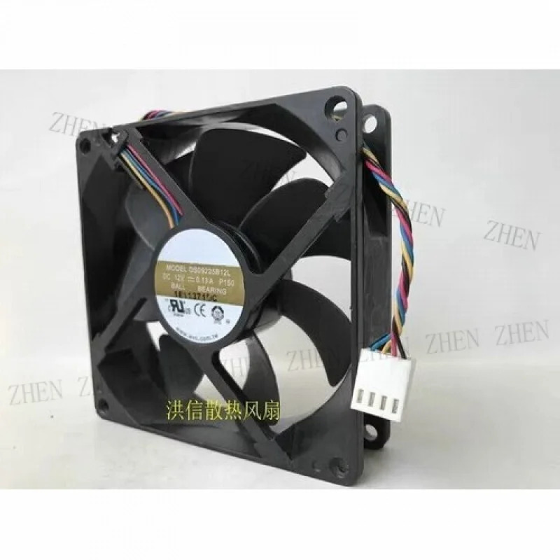 Y 9225 DS09225B12L DC12V 0.13A 92x92x25MM 4선 PWM 냉각팬