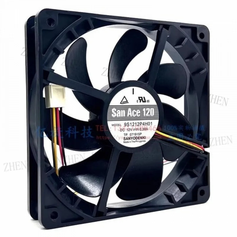 Y FOR 9S1212P4H01 DC12V 0.39A 4핀 냉각팬