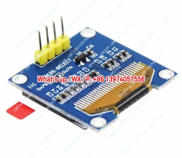 마이크로 OLED 디스플레이 모듈 아두이노0.96인치 12864 4핀 홀 I2C IIC 시리얼 SSD1306 컨트롤 모노크롬 128x64 096GW