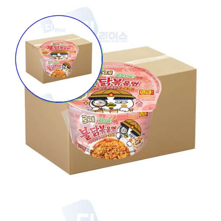 쌍문상회 삼양라면 로제소스 큰컵 16개