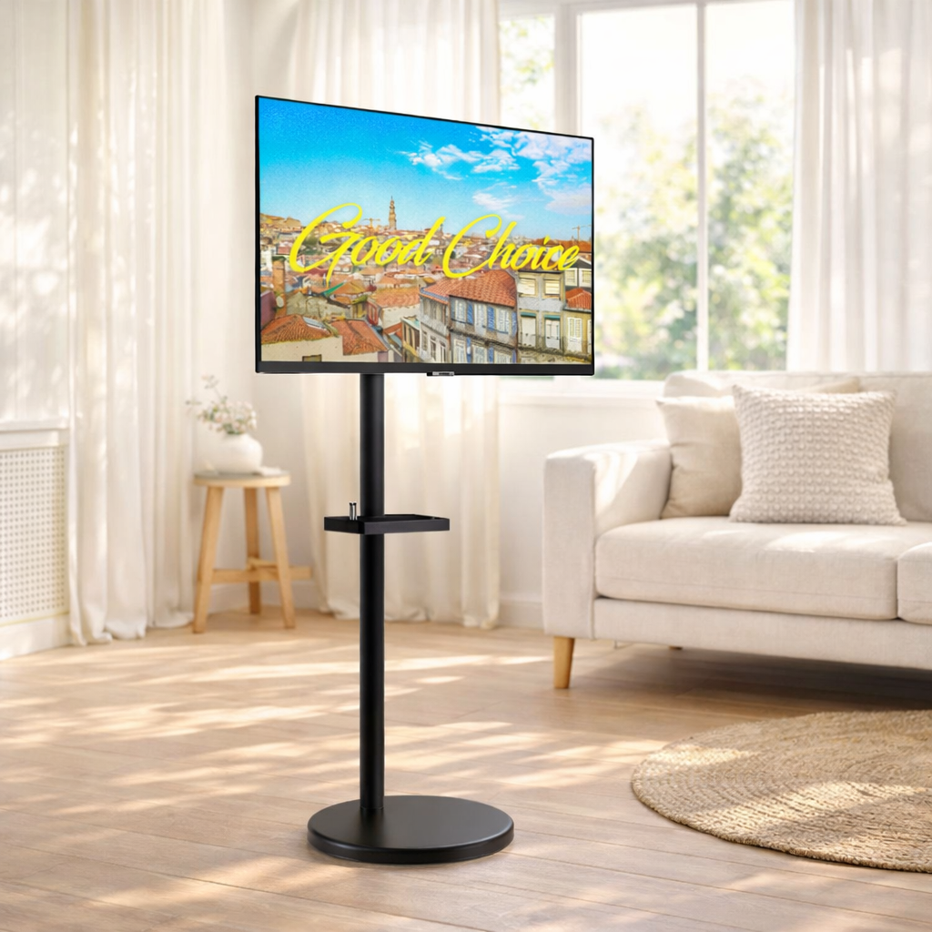 오베닉 3세대 삼탠바이미 이동식 티비 거치대 스탠바이미 LG 삼성 TV 이동형 스탠드(블랙) - 상세 이미지 5