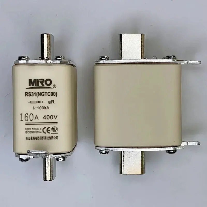 2PCS MRO 용융형 고속 퓨즈 NC00 RS31 100A 125A 160A 200A