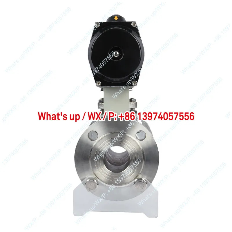 공압식 304 스테인리스 스틸 플랜지 볼 밸브 Q641F-16P 주강 절단 고온 dn2540506580100125
