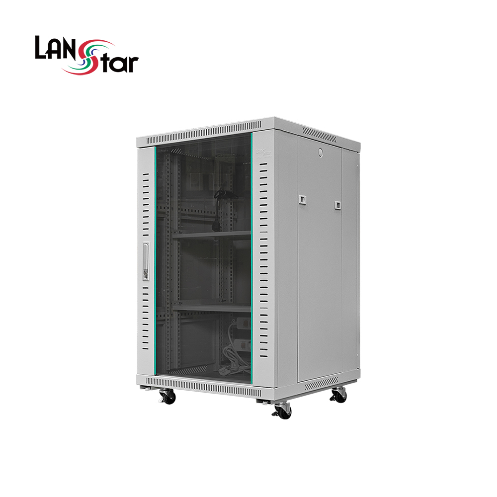 랜스타 LS-1000H 허브랙 아이보리 18U 1000x600x600 통신랙 국제규격 - 상품 이미지