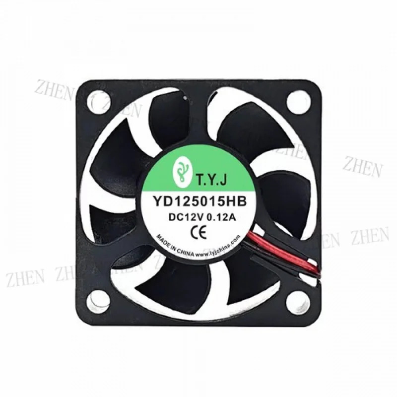 Y for T.Y.J YD125015HB DC12V 0.12A 5CM 5015 2선식 냉각팬