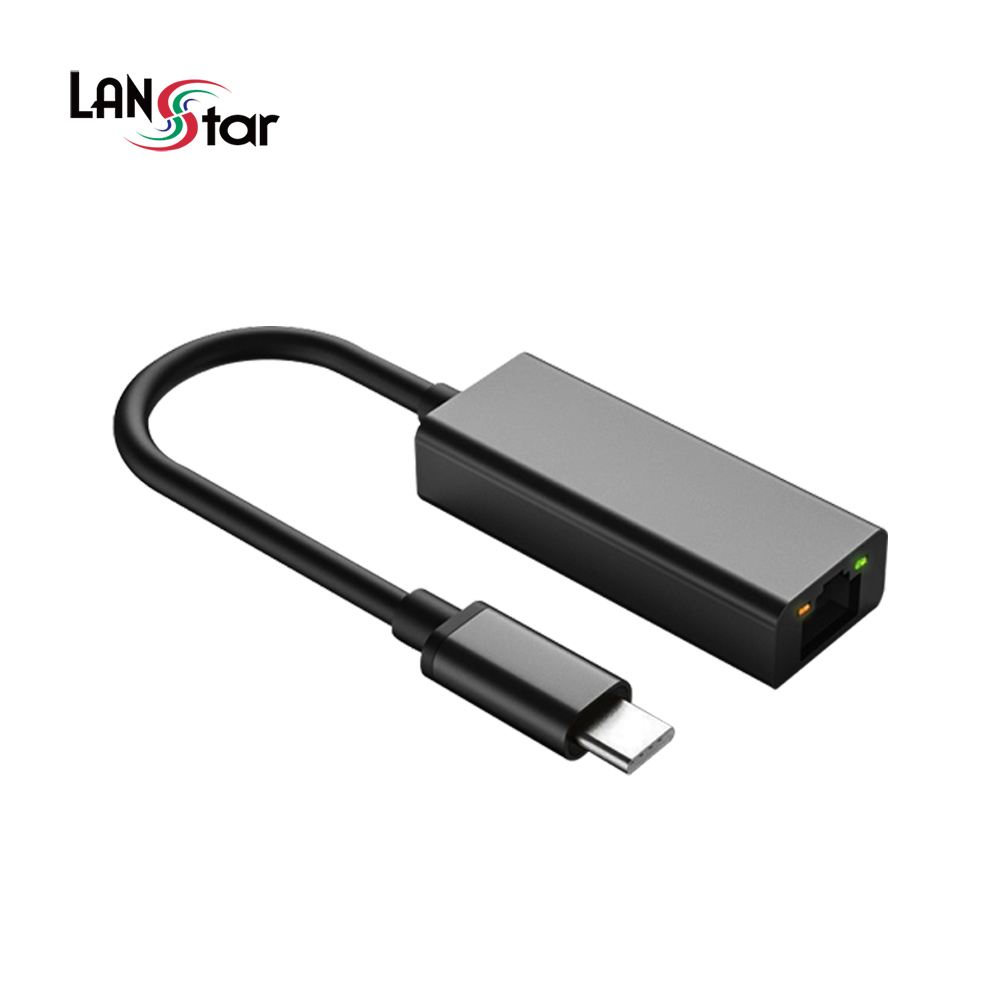 랜스타 LS-LAN31X USB Type-C 2.0 랜카드 100Mbps 지원 - 상품 이미지