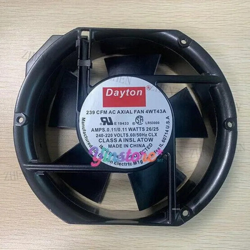 Y 데이튼 239 CFM AC 팬 4WT43A 240-220V 26/25W 17251신