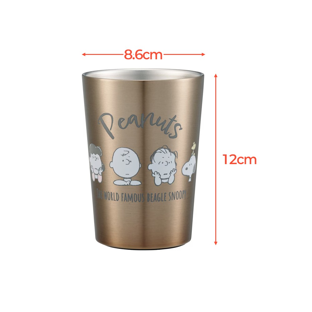스누피 머그 컵 스텐 텀블러 400ml 캐릭터 굿즈 선물 - 상세 이미지 3