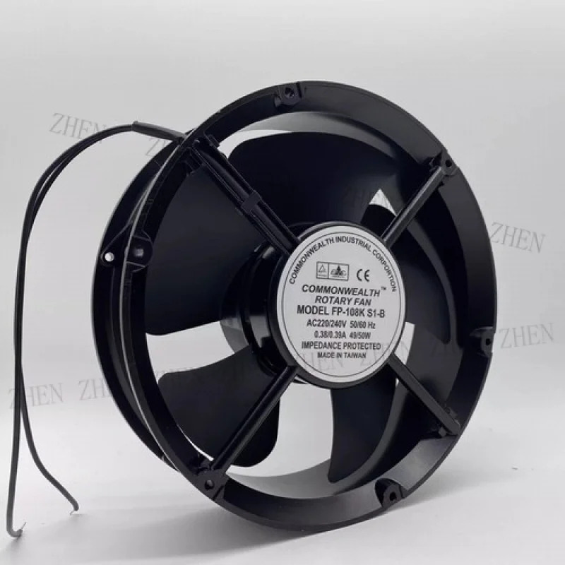 Y FP-108K S1-B 22060 AC220V-240V 49/50W 22CM 냉각팬