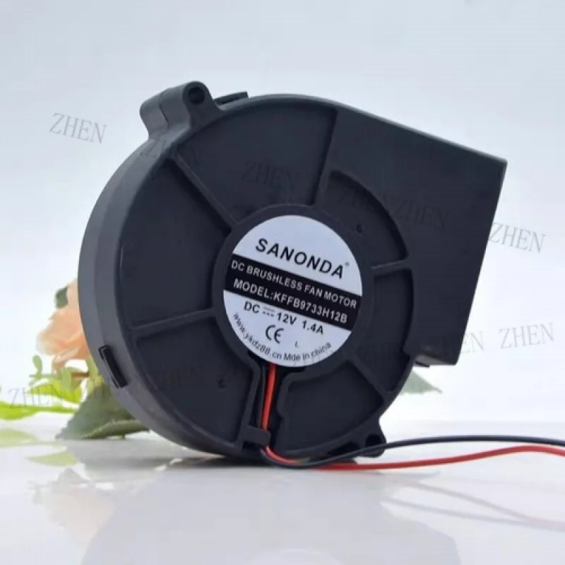 Y KFFB9733H12B DC12V 1.4A 9733 2선식 터보 냉각팬