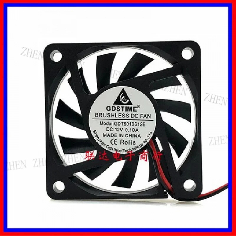 Y GDT6010S12B DC12V 0.1A 6CM 6010 2선식 냉각팬기능