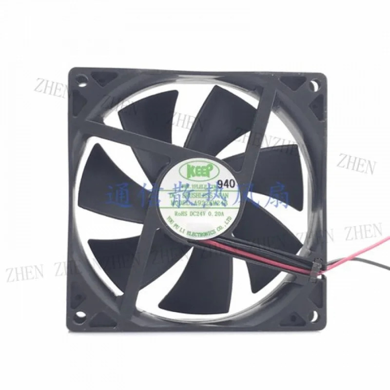Y A9225M24B DC24V 0.20A 9225 9cm 2선식 냉각팬기능