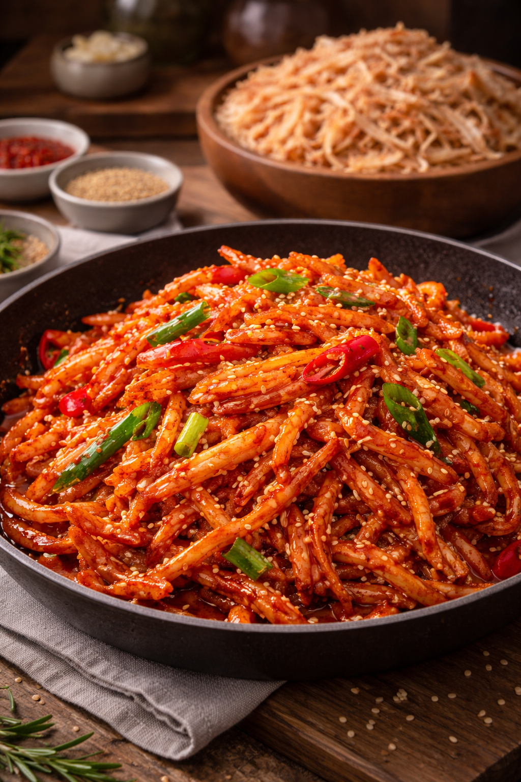 (오징어90%내외) 강원도가공 참진미채 (중가루) 맥반석진미채 건어물 1kg, 1개 이미지 7