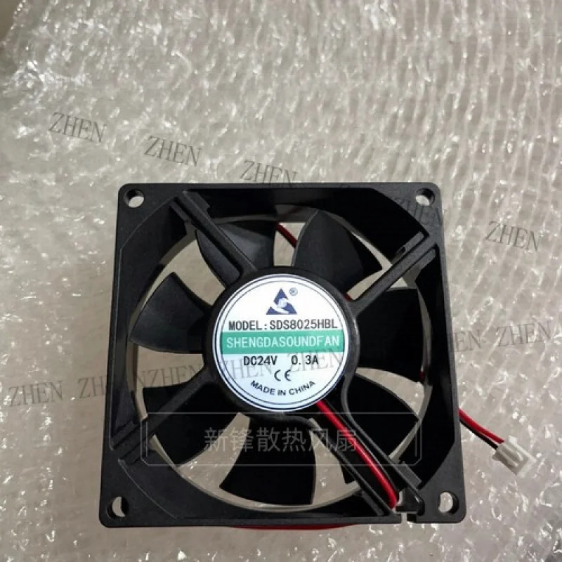 Y SDS8025HBL DC24V 0.3A 8025 고유량 가변 주파수 드라이브 냉각팬 8CM