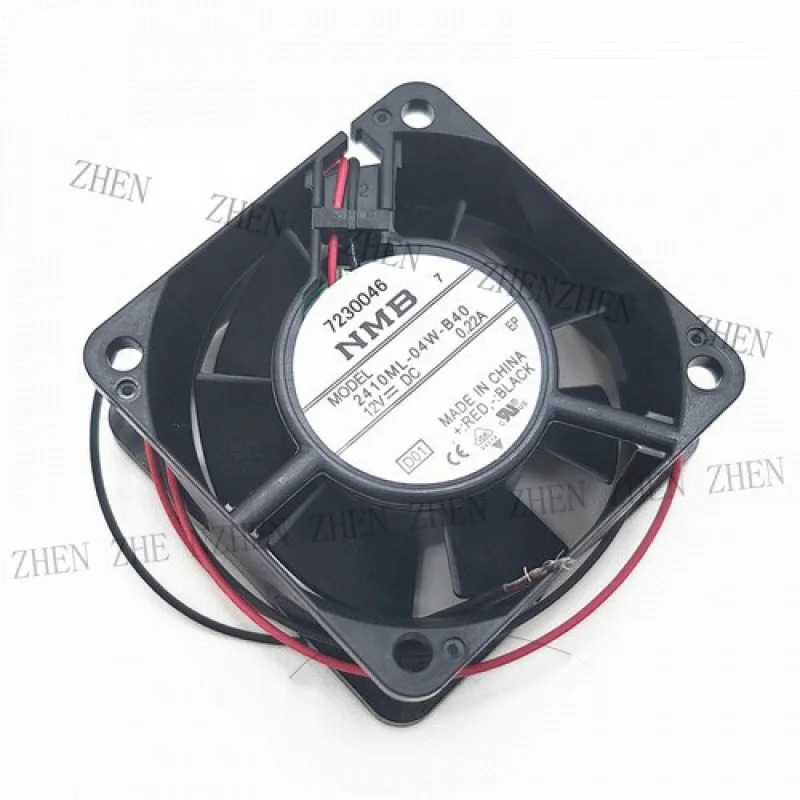 Y 2410ML-04W-B40 6025 6CM 12V 0.22A 이볼 샤시 냉각팬 2선