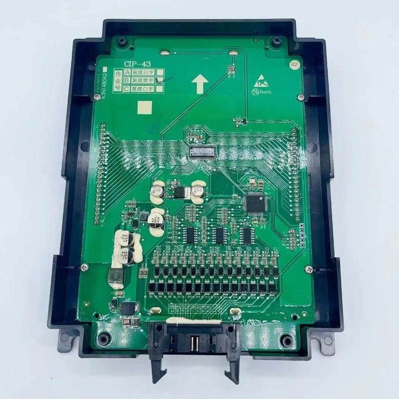 부품은 6.4인치 LCD 디스플레이 CIP-43-A/C0118766-A 흑백 흰색 배경