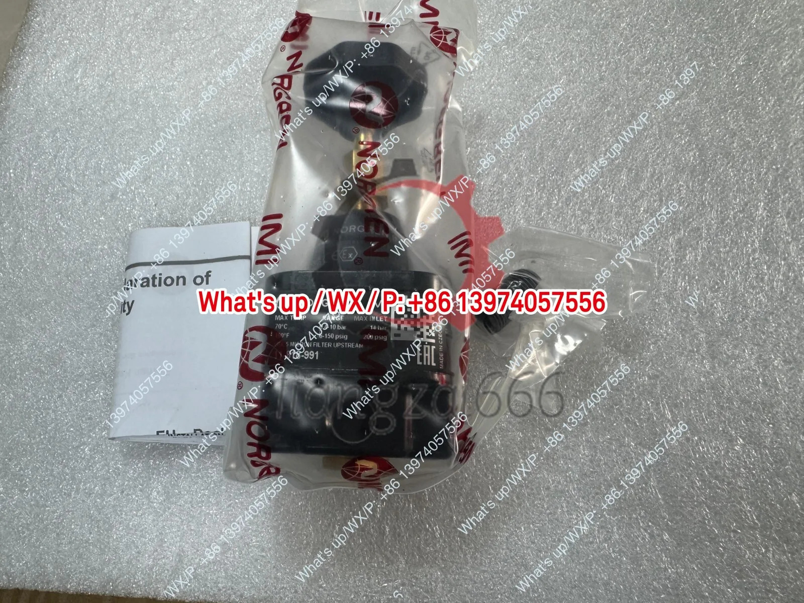 신 NORGREN 11-818-991 정밀 압력 조절기 Z-