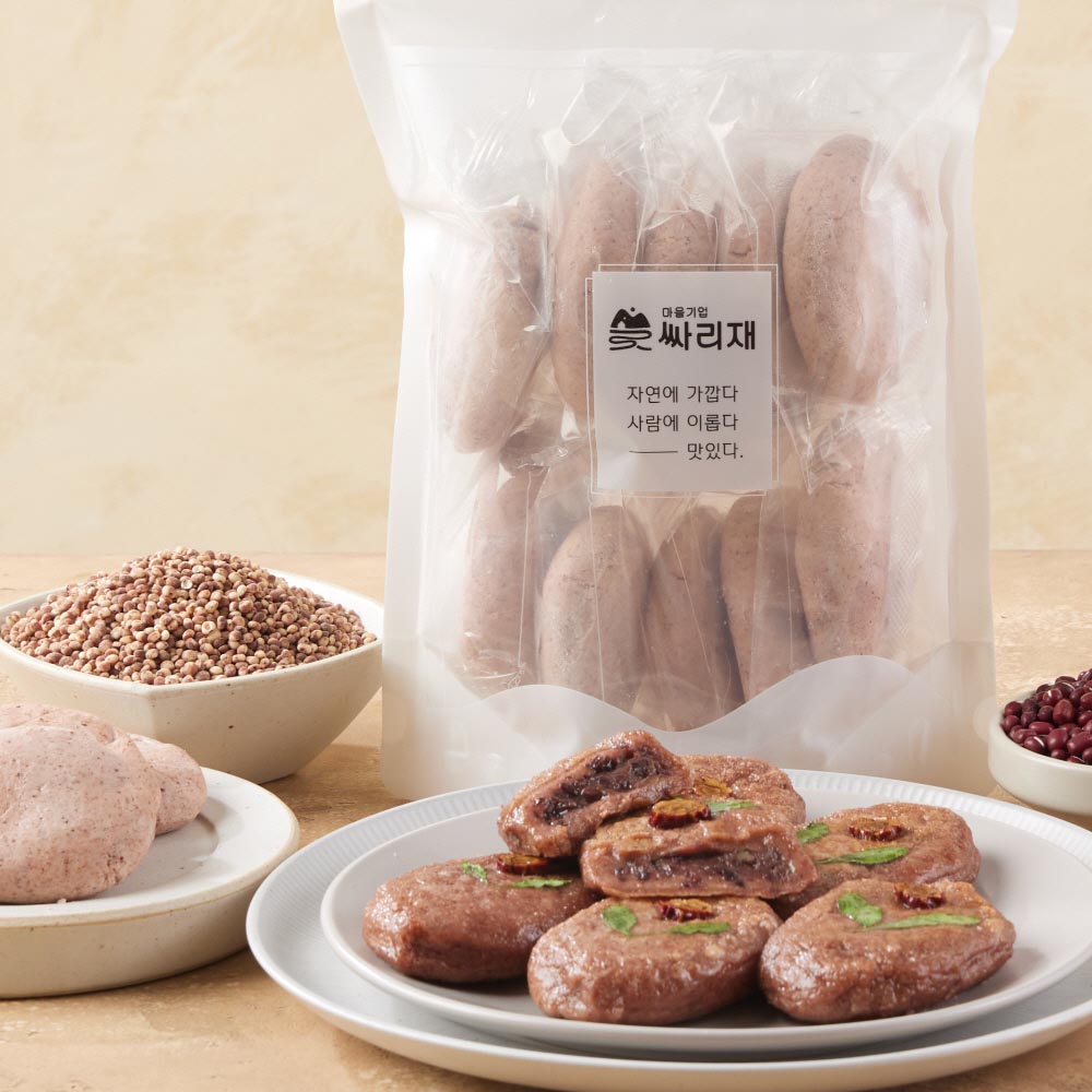 싸리재 [ 수수부꾸미 냉동생지 60g 10개 ] 부꾸미 수수떡 겨울간식 이미지 4