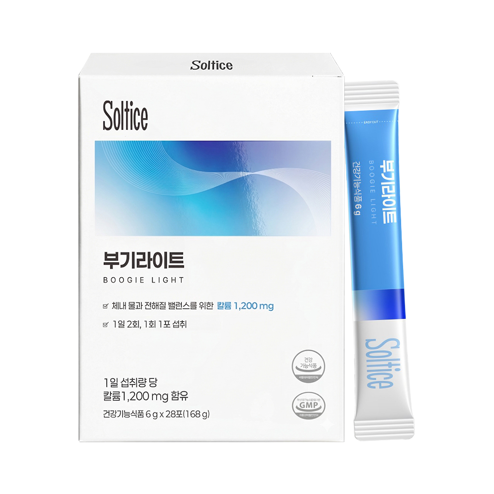 솔티스 부기라이트 분말 칼륨 28포, 1개 - 상품 이미지