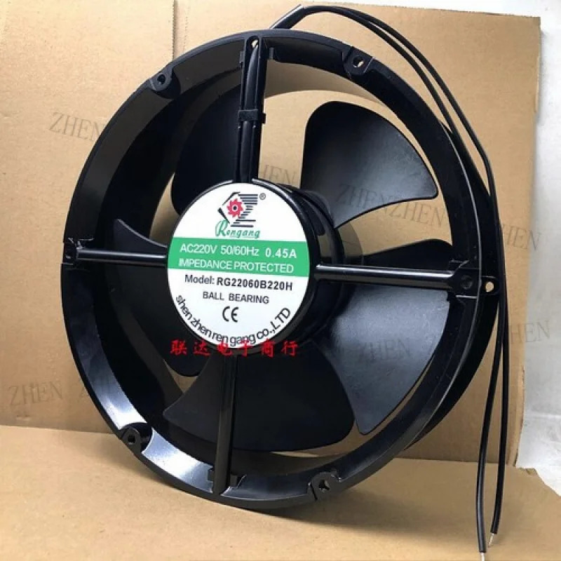 Y for RENGANG RG22060B220H AC220V 0.45A 22CM 22060 냉각팬