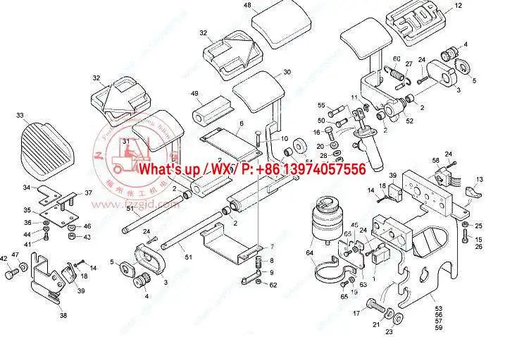 린데 지게차브레이크 마스터 실린더 1155045402 115 R 트럭 1155045401/1155045400