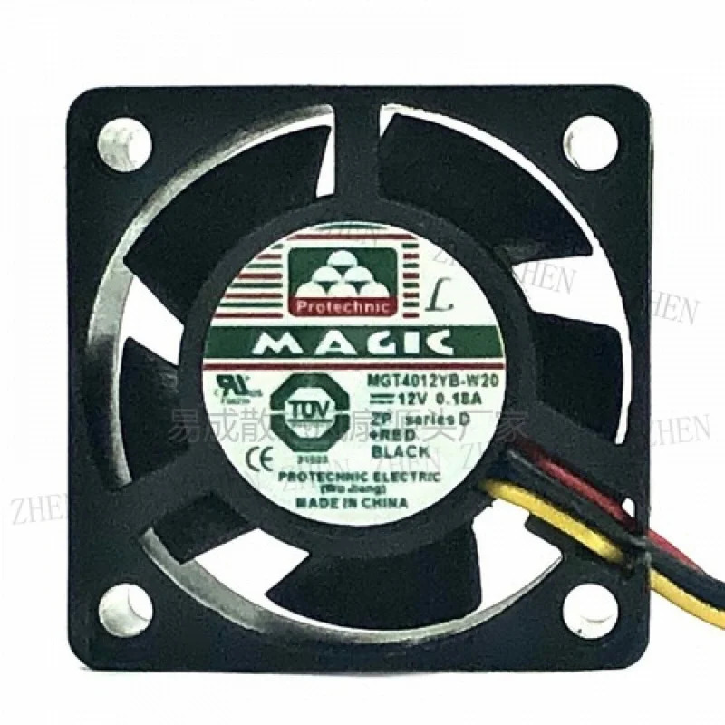 Y M4012YB-W20 12V 0.18A 4020 4CM 4선 냉각팬기능