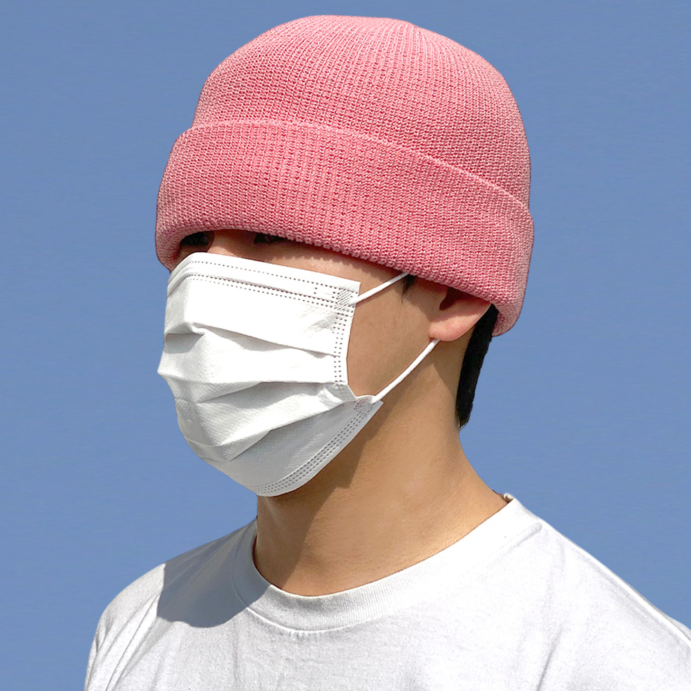 61cm 빅사이즈 아에르 여름 비니 니트 대두 모자 남자 여자 무지 봄 커플 골무 숏 - 상세 이미지 5