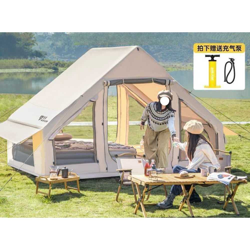 감성 에어텐트 공기주입 캠핑 경량화 용 텐트 글램핑 - 상품 이미지